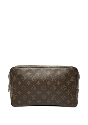 Louis Vuitton Pre-Owned 1982 Monogram Trousse Toilette 28 clutch bag - Brown