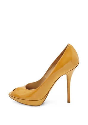 Christian Dior Pre-Owned Miss Dior peep-toe pumps - Neutrals