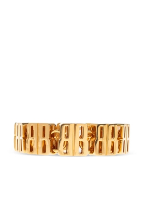 Balenciaga BB logo bracelet - Gold