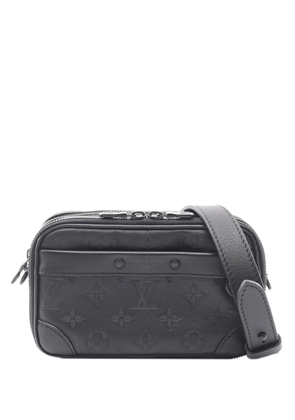 Louis Vuitton Pre-Owned 2021-2026 Monogram Shadow Alpha Wearable Wallet crossbody bag - Black