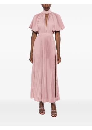 L'IDÉE Anais pleated midi dress - Pink