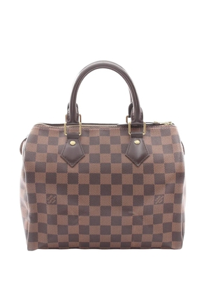 Louis Vuitton Pre-Owned 2017 Damier Ebene Speedy Bandouliere 25 satchel - Brown