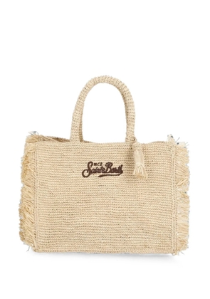 MC2 Saint Barth Colette fringed tote bag - Neutrals