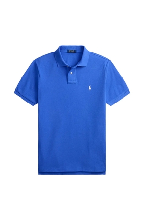 Polo Ralph Lauren logo-embroidered piqué polo shirt - Blue
