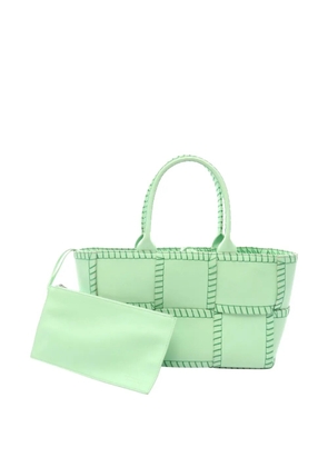 Bottega Veneta Pre-Owned 2012-2026 Small Lambskin Intrecciato Arco tote bag - Green