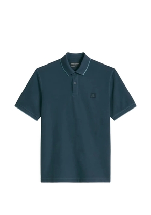 Marc O'Polo logo-patch piqué polo shirt - Blue