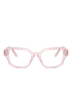 Swarovski Eyewear crystal-embellished square-frame glasses - Pink
