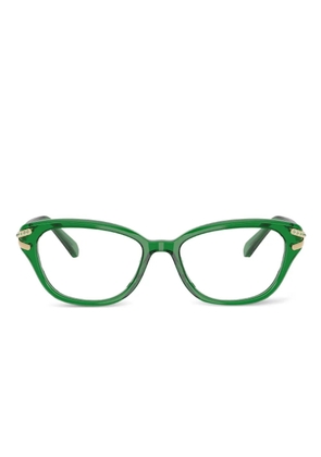Swarovski Eyewear SK2032 crystal-embellished glasses - Green