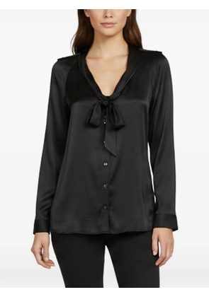Burberry Pre-Owned London tie-detail button-up blouse - Black