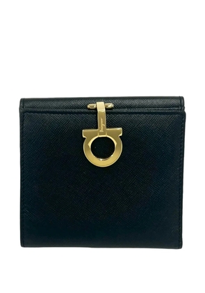 Ferragamo Pre-Owned 2010-2026 Leather Gancini Bifold Wallet small wallets - Black