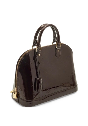 Louis Vuitton Pre-Owned PM Alma Monogram Vernis tote bag - Brown