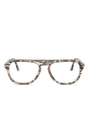 Persol pilot-frame glasses - Brown