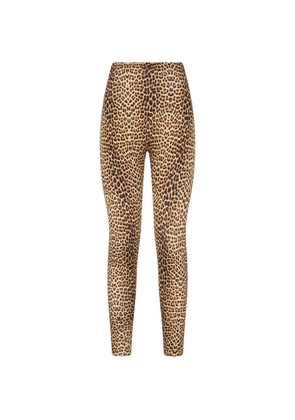Roberto Cavalli animal-print trousers - Neutrals