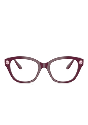 Swarovski Eyewear crystal-embellished cat-eye glasses - Purple