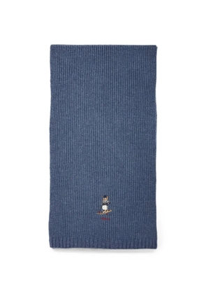 Polo Ralph Lauren Polo Bear ribbed scarf - Blue
