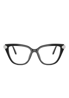 Swarovski Eyewear crystal-embellished cat-eye glasses - Black