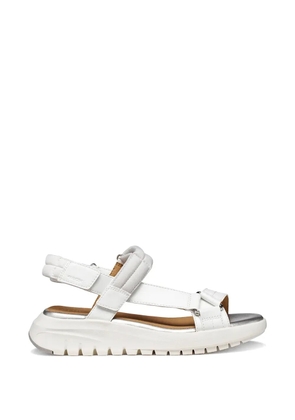 Geox touch-strap platform sandals - White