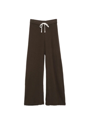 James Perse terry wide-leg trousers - Green