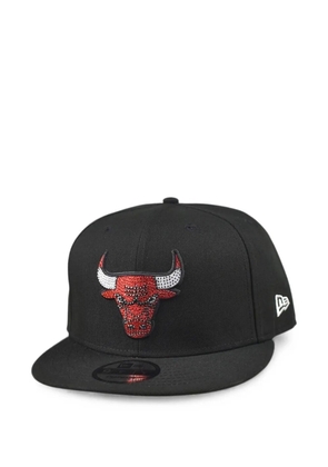 NEW ERA CAP 9FIFTY Chicago Bulls rhinestone-detail baseball cap - Black