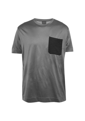 Emporio Armani Pre-Owned logo-detail T-shirt - Grey