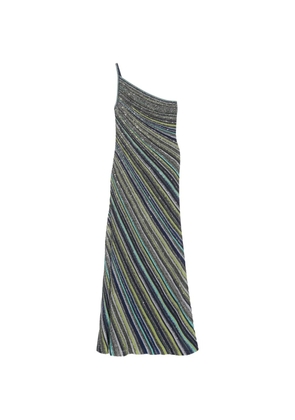 Missoni stripe-pattern maxi dress - Blue