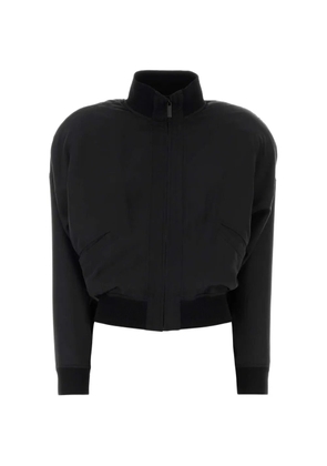 Gucci high-neck bomber jacket - Black