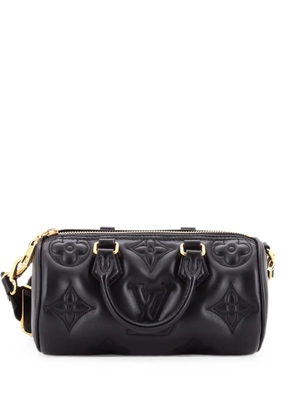 Louis Vuitton Pre-Owned Papillon Handbag Bubblegram Leather BB crossbody bag - Black