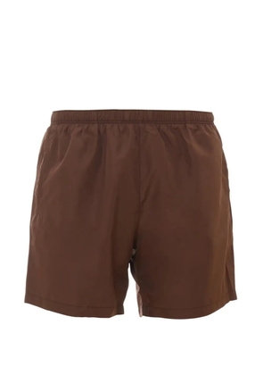 Matinée elasticated-waistband swim shorts - Brown
