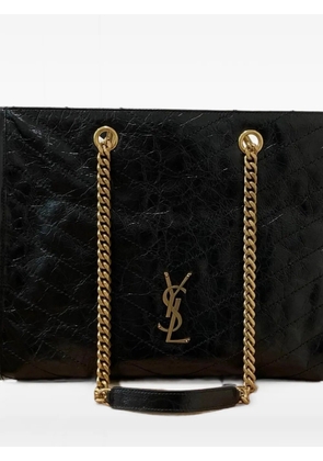 Saint Laurent medium Niki chevron-quilted tote bag - Black