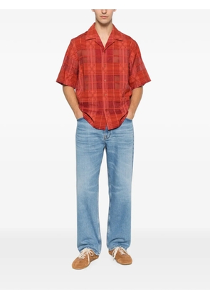 NN07 Ben check-pattern shirt - Red