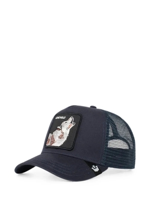 GOORIN BROS Lone Wolf logo-patch mesh-panel cap - Blue