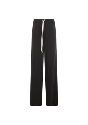 Rick Owens paneled drawstring track pants - Black