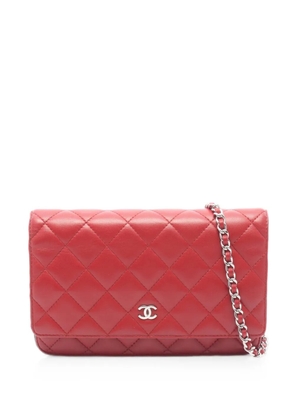 CHANEL Pre-Owned 2010-2011 chain-strap shoulder bag - Red