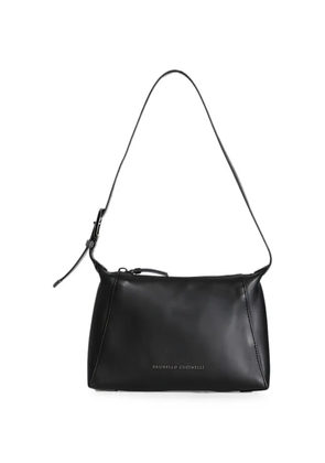 Brunello Cucinelli leather shoulder bag - Black