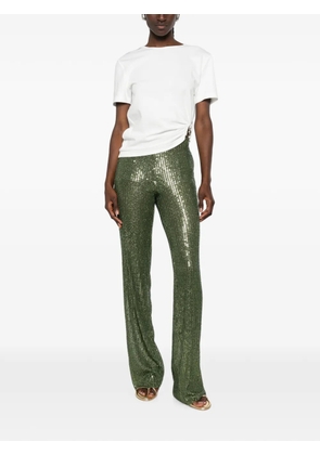 SIEDRES sequin-embellished trousers - Green
