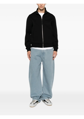 Givenchy herringbone zip-up sweatshirt - Black