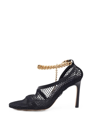 Bottega Veneta Pre-Owned mesh chain-link pumps - Black