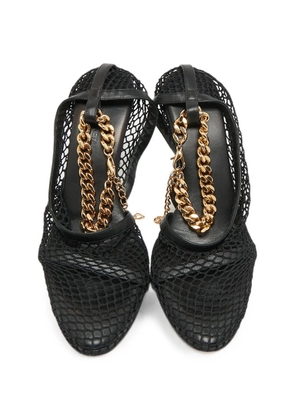 Bottega Veneta Pre-Owned mesh chain-link pumps - Black