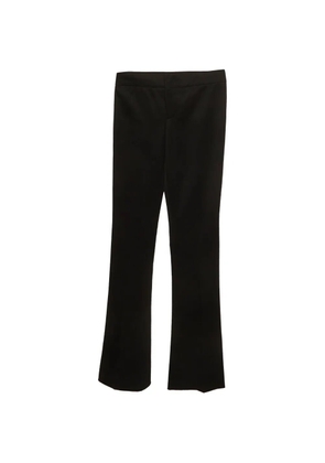 Gucci Pre-Owned gabardine flared trousers - Black