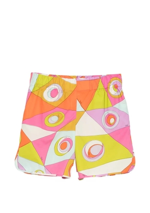 PUCCI Iride-print shorts - Pink
