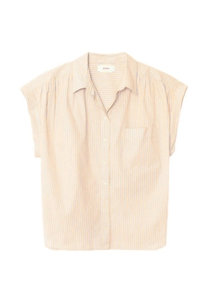Xirena striped Lexy short-sleeve shirt - Neutrals