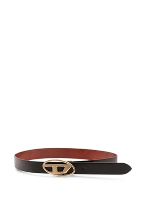 Diesel 1DR logo-plaque belt - Black