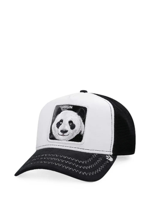 GOORIN BROS panda-patch mesh-panel baseball cap - Black