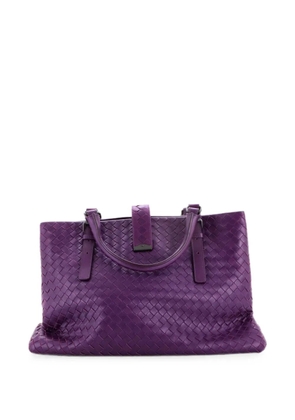 Bottega Veneta Pre-Owned Roma Bag Intrecciato Nappa Medium tote bag - Purple