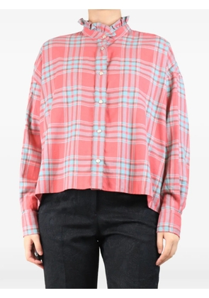 MARANT ÉTOILE Ilaria plaid shirt - Pink