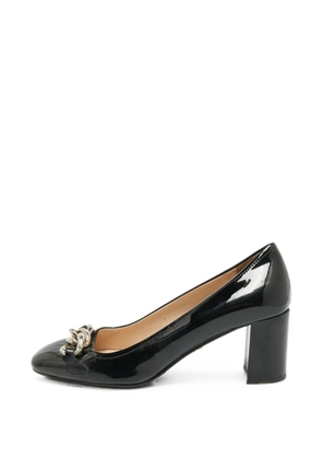 Prada Pre-Owned chain-embellished heeled pumps - Black