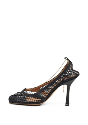 Bottega Veneta Pre-Owned mesh heeled pumps - White