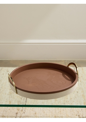 Ralph Lauren Home - Garrett Canvas, Leather and Brass Tray - Men - Brown