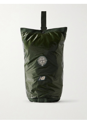 Stone Island - New Balance Logo-Embellished Weekend Bag - Men - Green