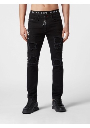 PHILIPP PLEIN Jeans Men color Black